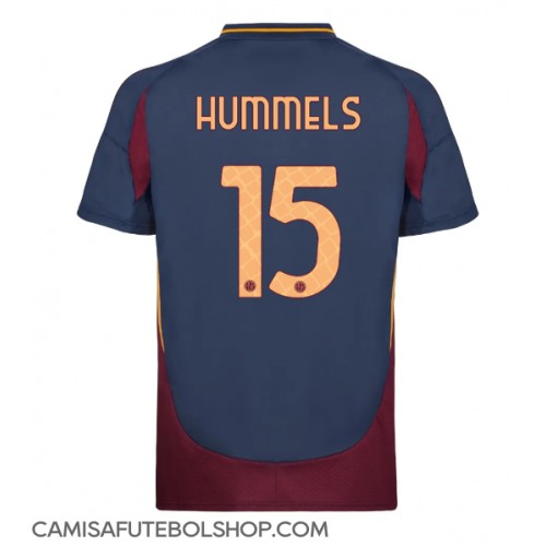 Camisa de time de futebol AS Roma Mats Hummels #15 Replicas 3º Equipamento 2024-25 Manga Curta